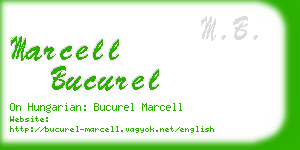 marcell bucurel business card